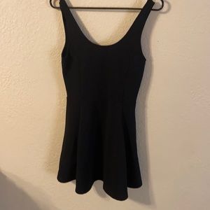 Woman’s black dress